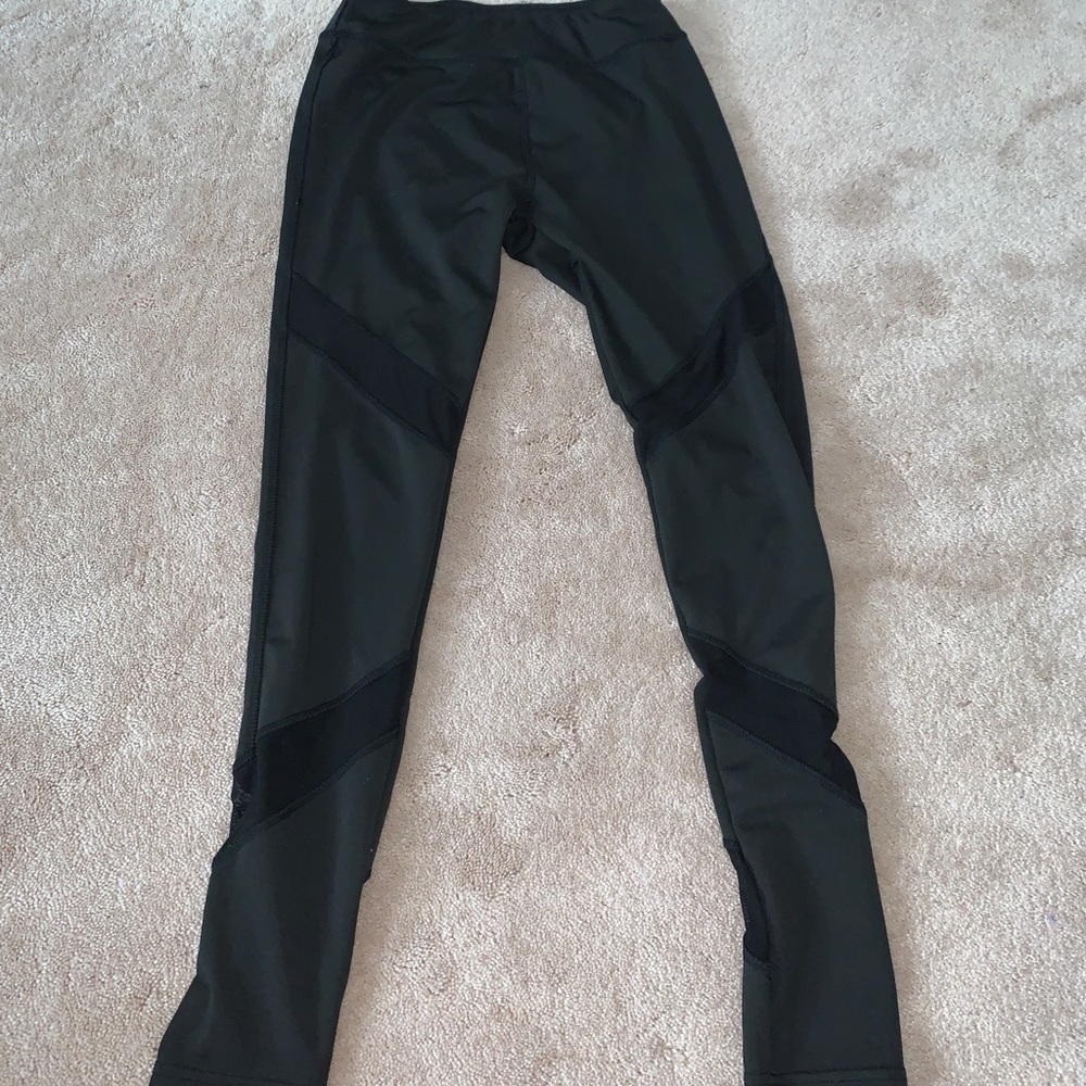 Women's Aerie Black Mesh Leggings